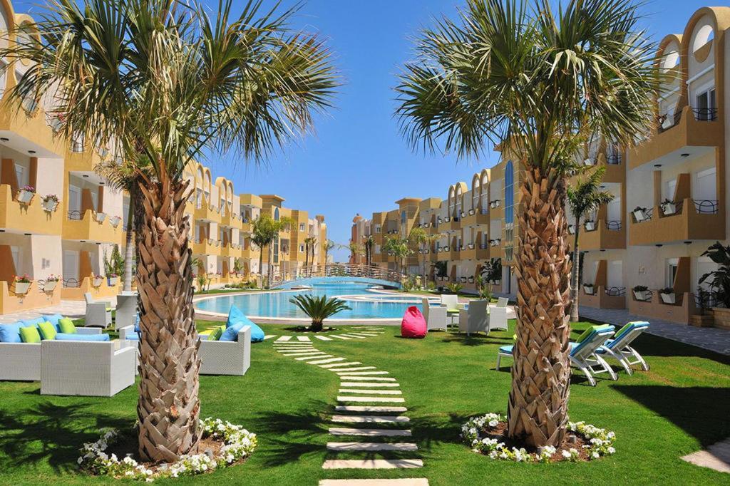 Appartement S 1 Residence Les Dunes Sousse Avec Piscine Bagian luar foto